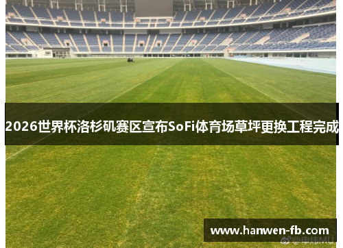 2026世界杯洛杉矶赛区宣布SoFi体育场草坪更换工程完成